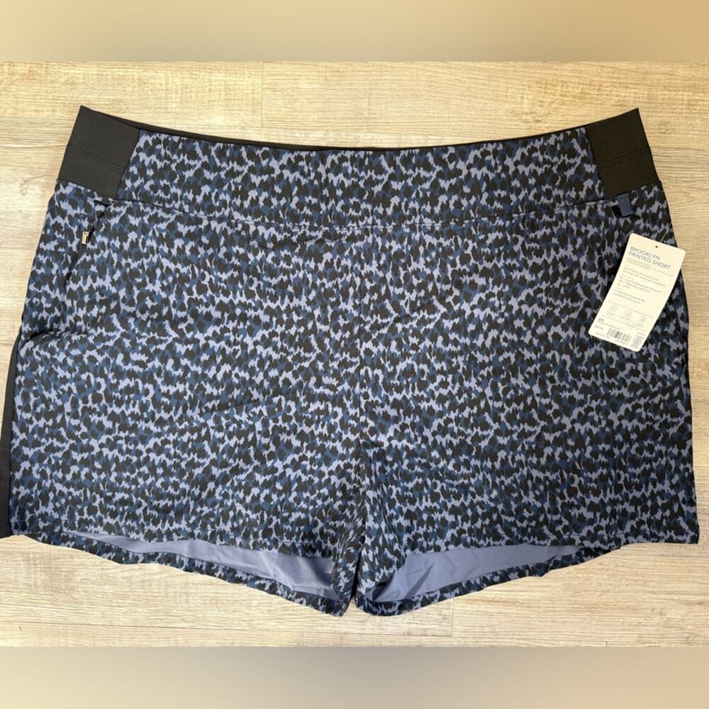 ATHLETA Women’s Plus Size 24 Brooklyn Printed Shorts New NWT
